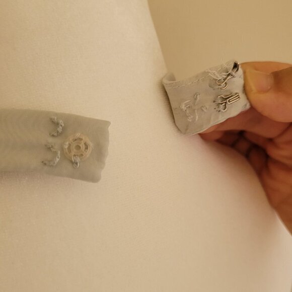 David's Bridal Light Green Fairy Formal Dress Halter Neck Waist Tie size 4 - Picture 5 of 5